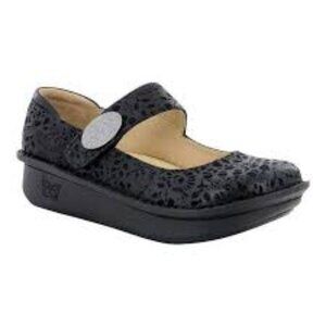 Alegria by PG Lite Paloma Delicut Black Mary Janes - PAL-435